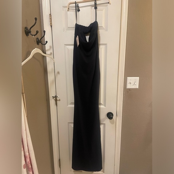 Katie May Mary Kate Gown in Navy Size 6 NWT - Picture 3 of 6